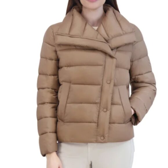 Tahari Ladies' Asymmetrical Puffer Jacket - Picture 1 of 4